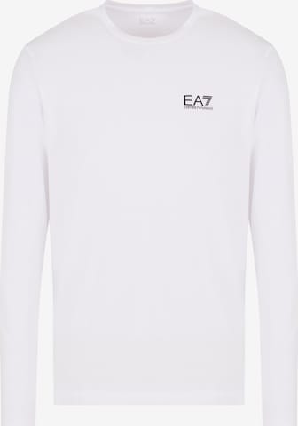 T-Shirt 'Core Identity' EA7 Emporio Armani en blanc : devant