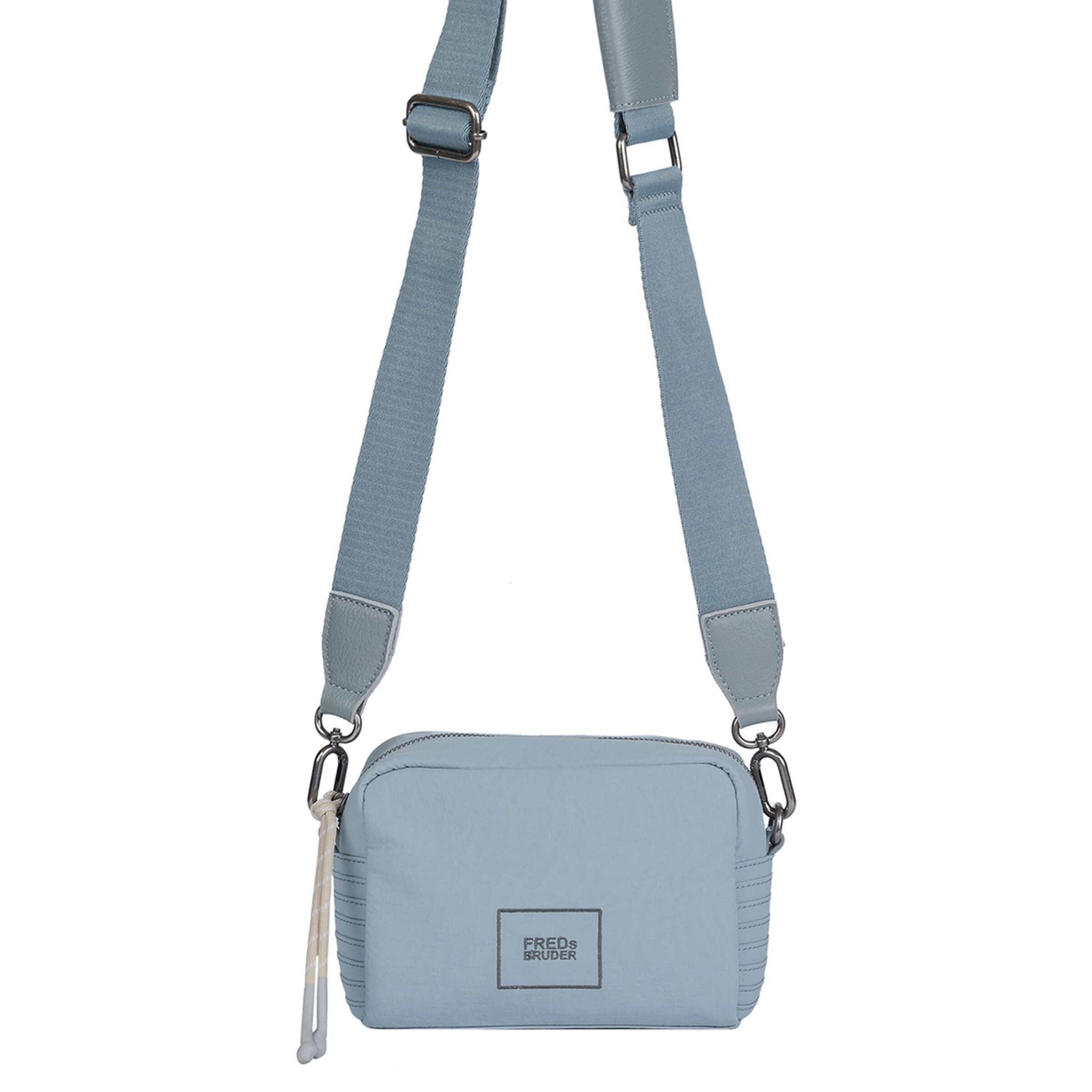 Borsa a tracolla 'Friends For Life' di FREDsBRUDER in blu: frontale