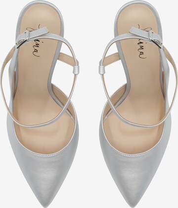 faina Slingpumps in Zilver