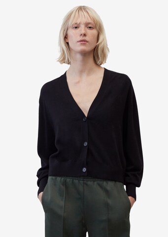 Marc O'Polo Knit Cardigan in Black: front