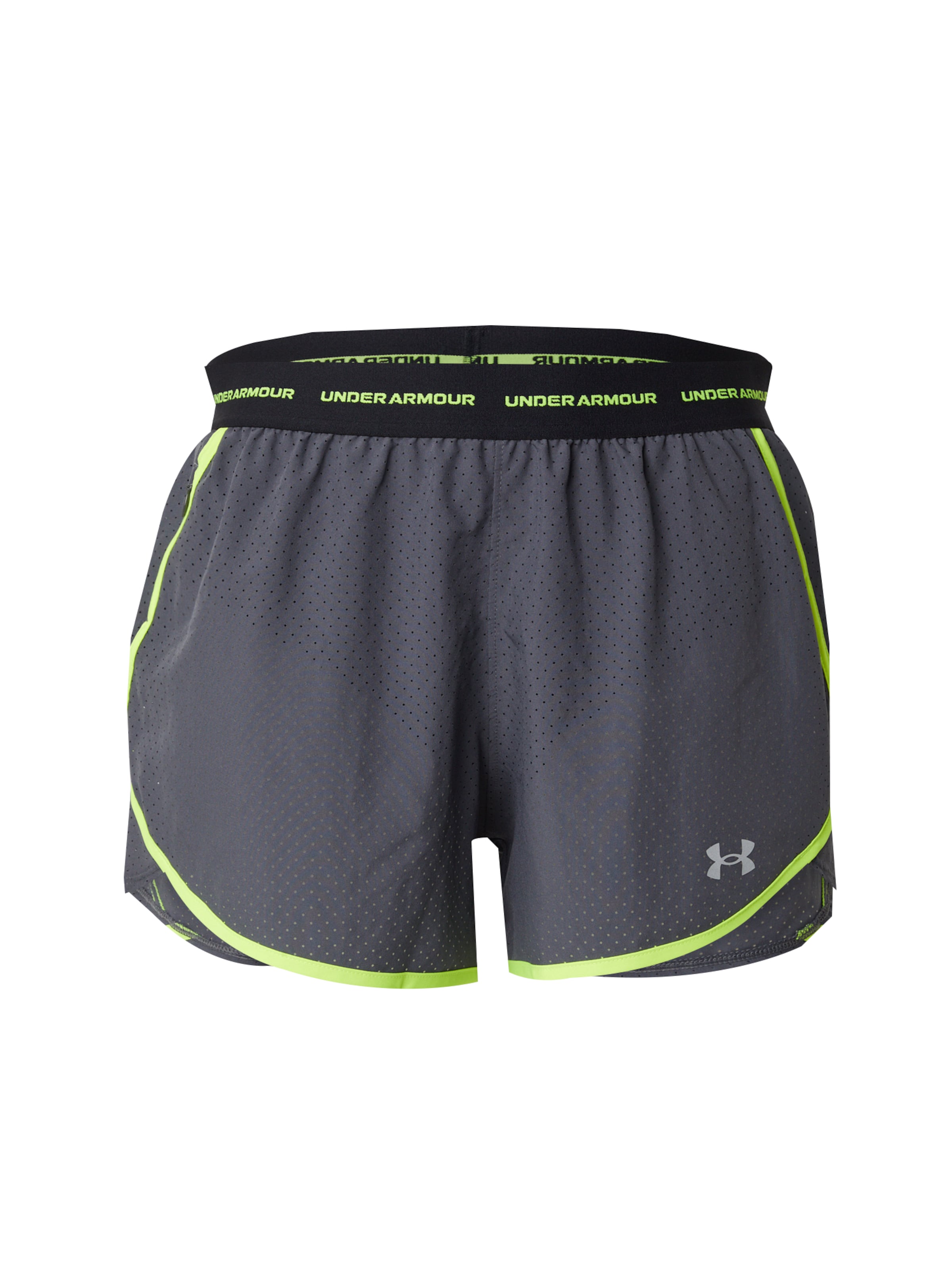 UNDER ARMOUR - regular Pantalón deportivo 'Fly By 3' en gris: frente