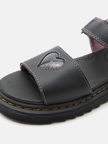 Dr. Martens - Sandalias 'Marlowe Hearts II' en negro