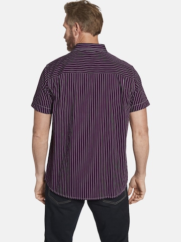 Jan Vanderstorm Comfort fit Button Up Shirt 'Perttu ' in Purple