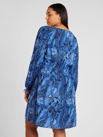ONLY Carmakoma Kleid 'SNICKA' in Blau