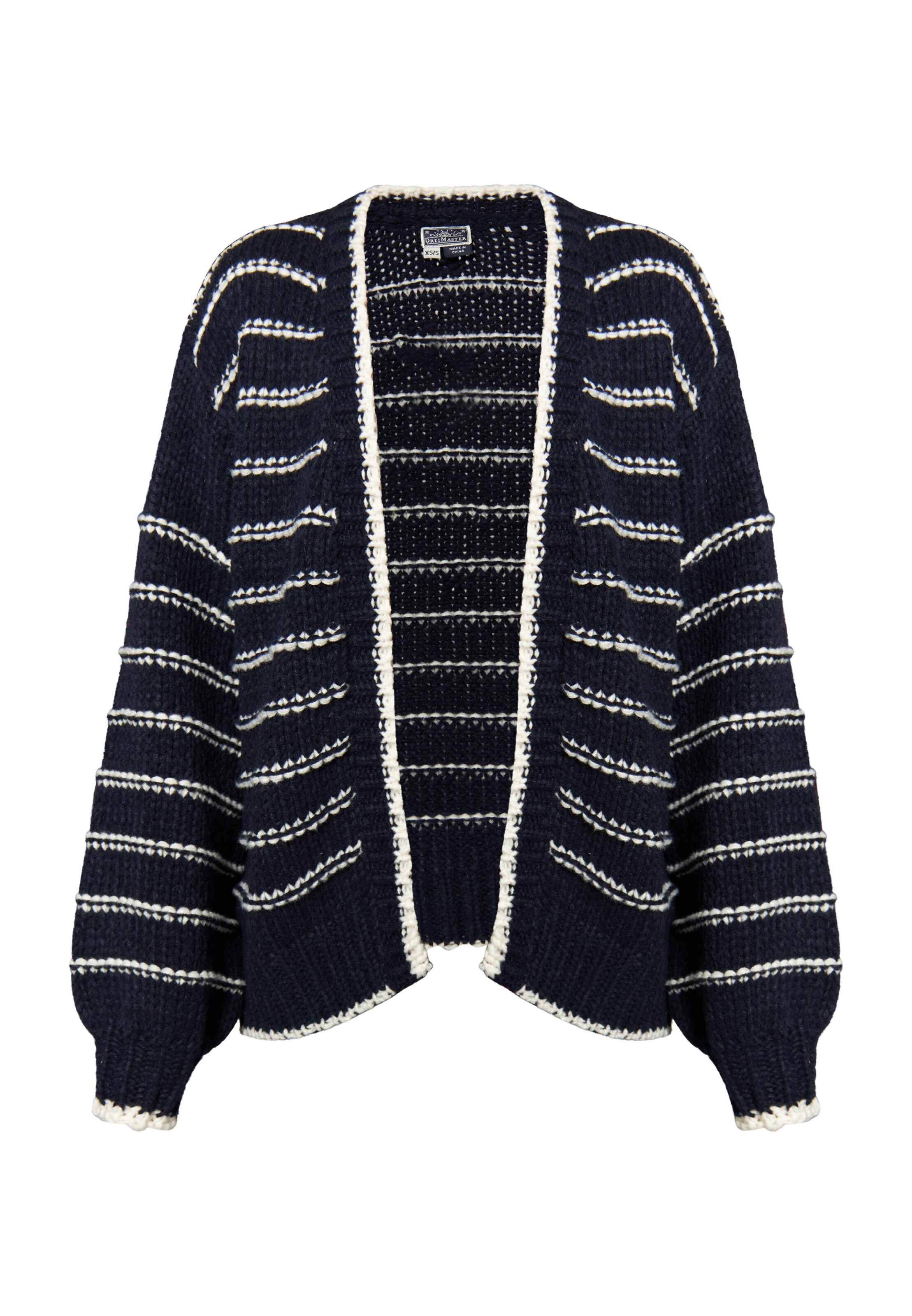 Cardigan DreiMaster Maritim en bleu : devant