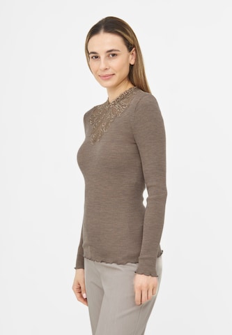 TOOche Pullover 'Lace Royalty' in Braun