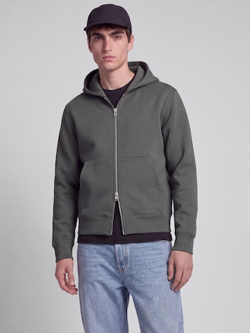 Veste de survêtement aprel en gris : devant