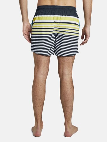 TOM TAILOR Zwemshorts 'Madoc' in Blauw