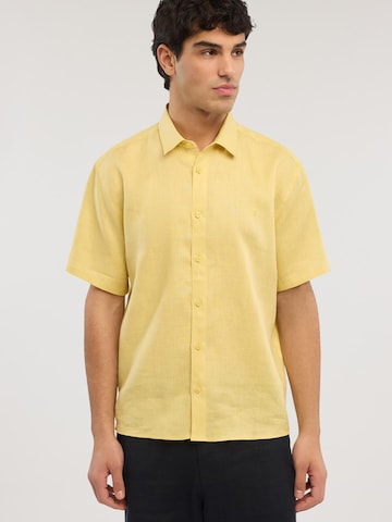Trussardi Regular Fit Hemd‌‌ in Gelb