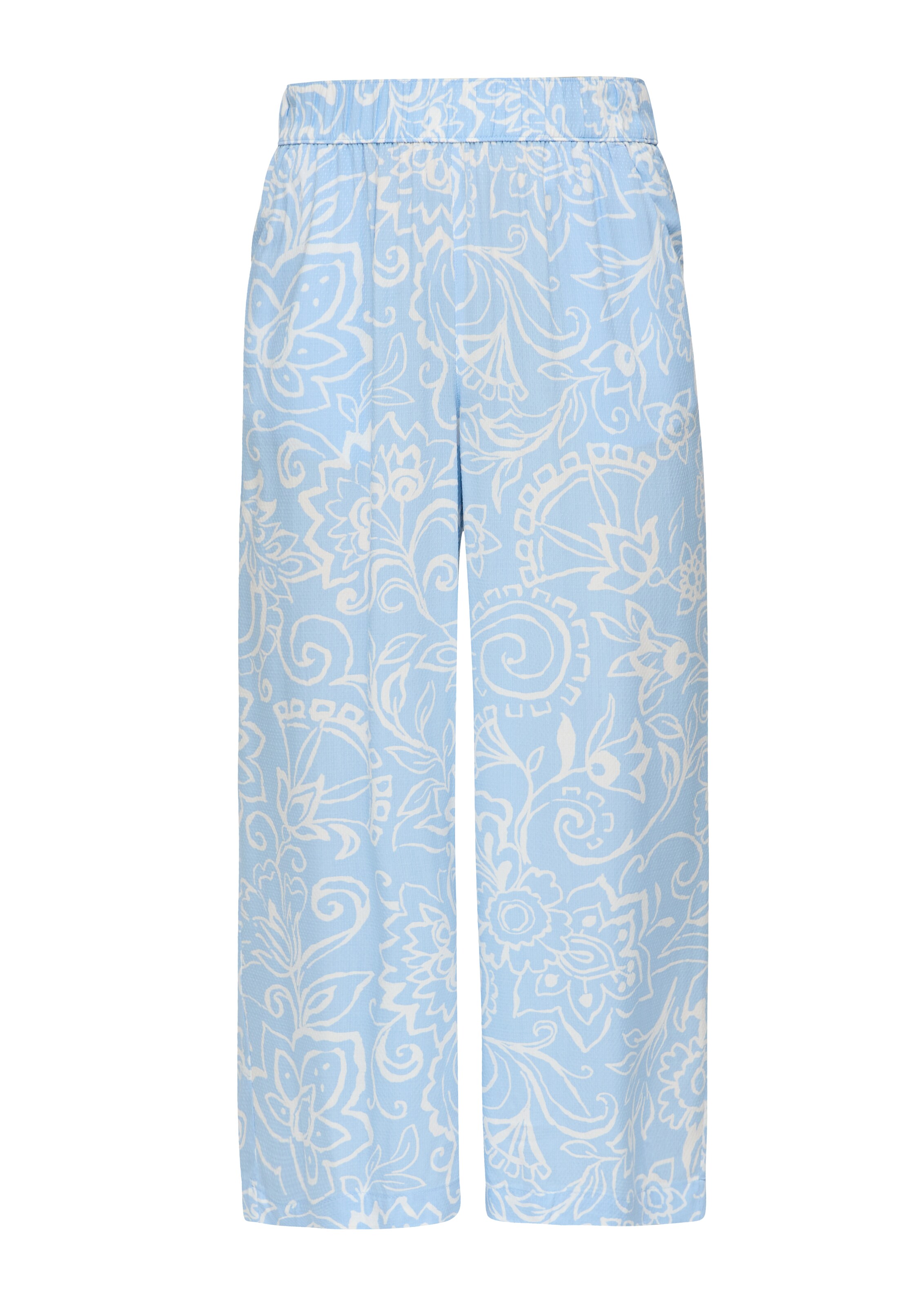 s.Oliver Wide leg Παντελόνι σε μπλε: μπροστά