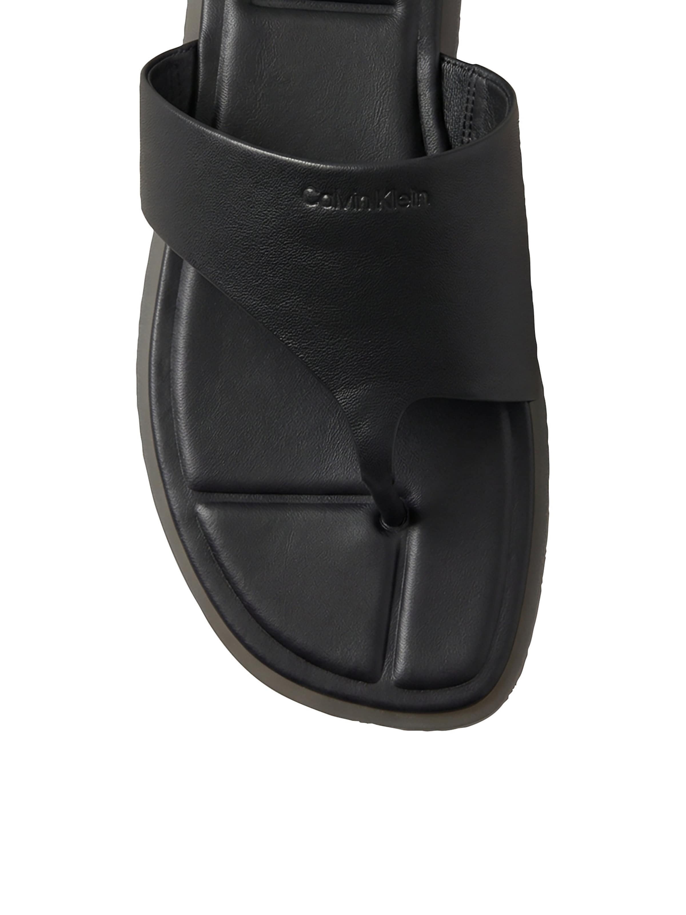 Calvin Klein Zehentrenner 'Carla' in Schwarz