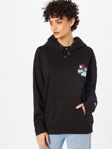 Tommy Jeans Sweatshirt in Schwarz: predná strana