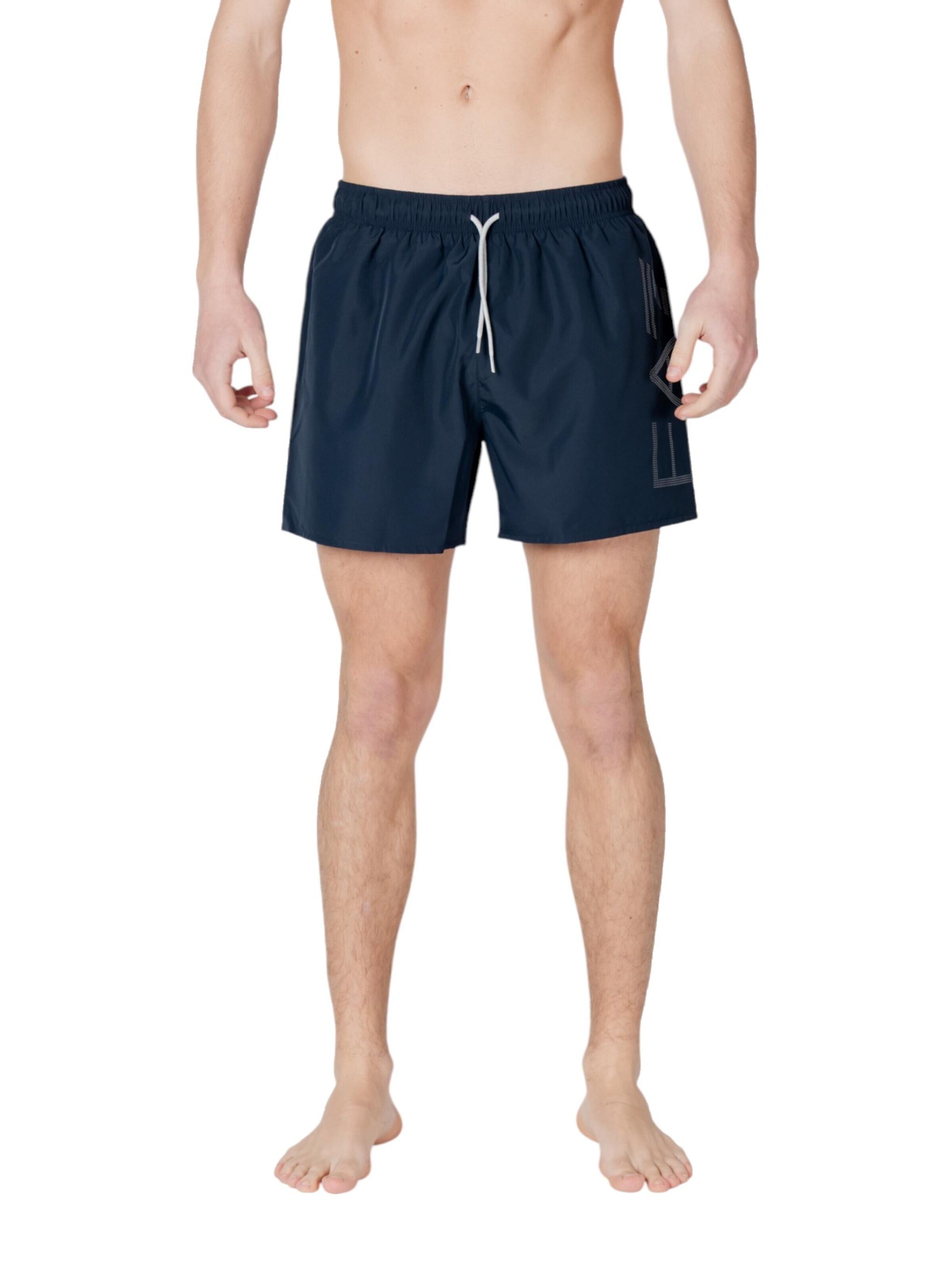 Pantaloncini da bagno di EA7 in blu: frontale