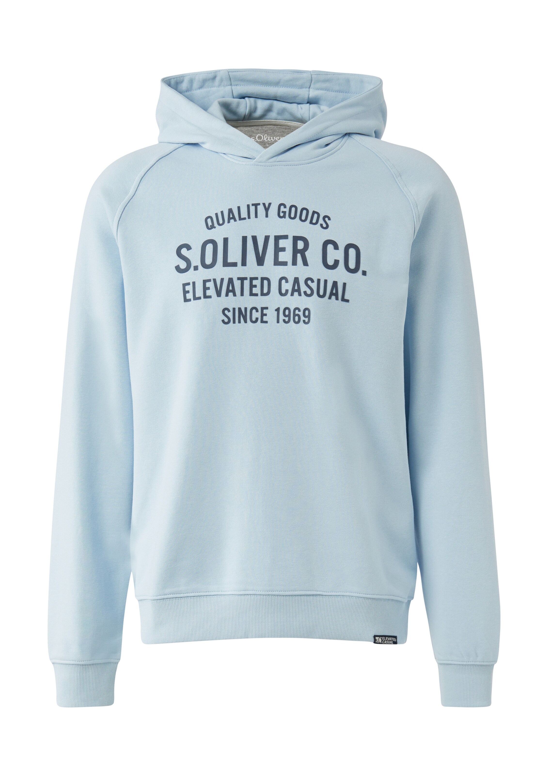 Sweat-shirt s.Oliver en bleu : devant