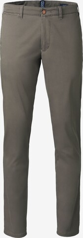 MEYER Chino Pants 'M5' in Brown: front