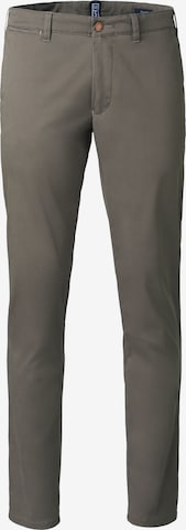 MEYER Chino Pants 'M5' in Brown: front