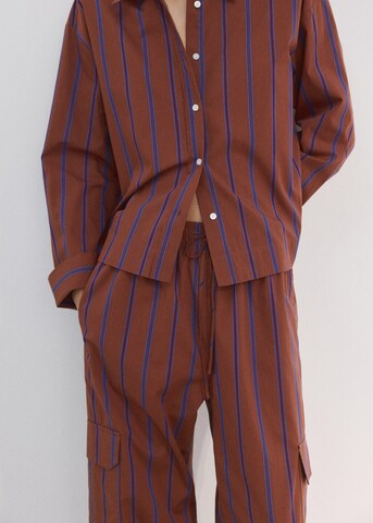 MANGO Wide leg Cargo Pants 'Mara' in Pink