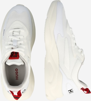 HUGO Red Sneakers 'Leon' in White