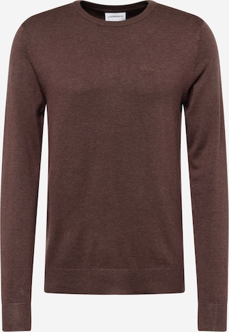 Regular fit Pullover di Lindbergh in marrone: frontale