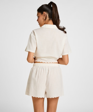 Hunkemöller Pajama shirt in White