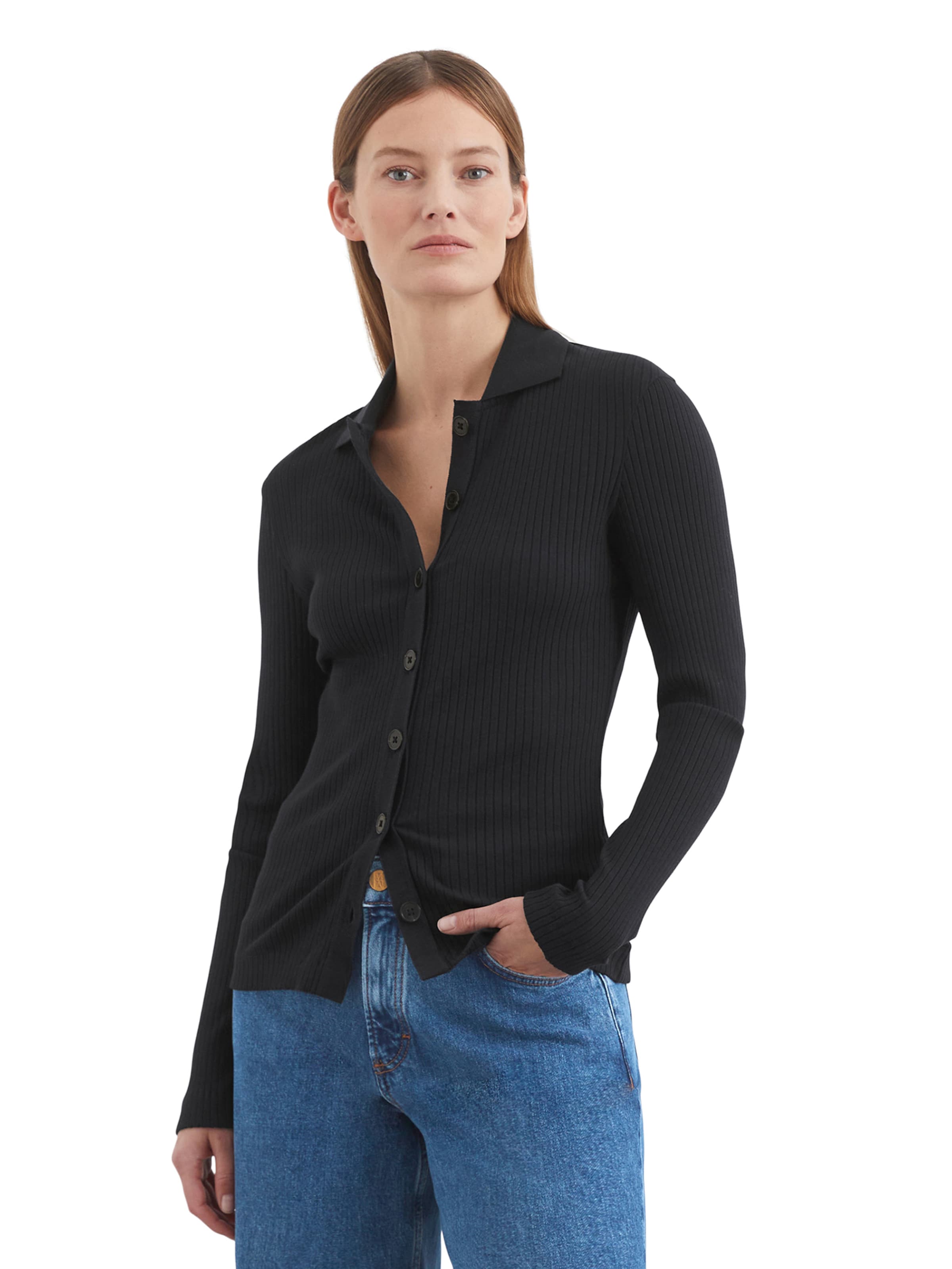 Marc O'Polo Knit cardigan in Blue: front