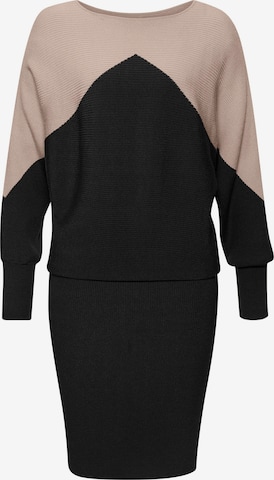 Abito in maglia di LASCANA in nero: frontale