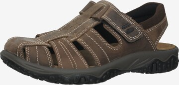 Bama Sandals in Brown: front
