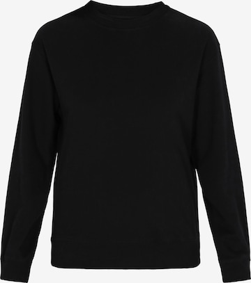 Sweat-shirt MIMO en noir : devant