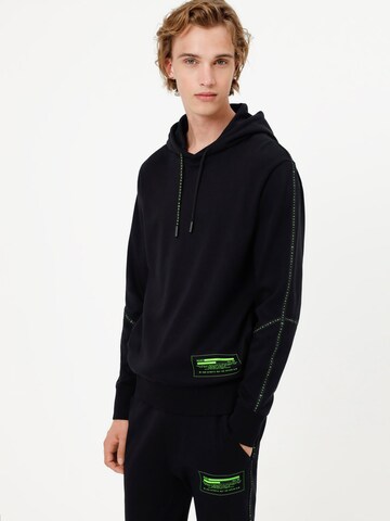 HUGO Sweatshirt 'Denry' in Schwarz: Vorderseite