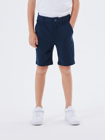 NAME IT Regular Broek 'Silas' in Blauw: voorkant