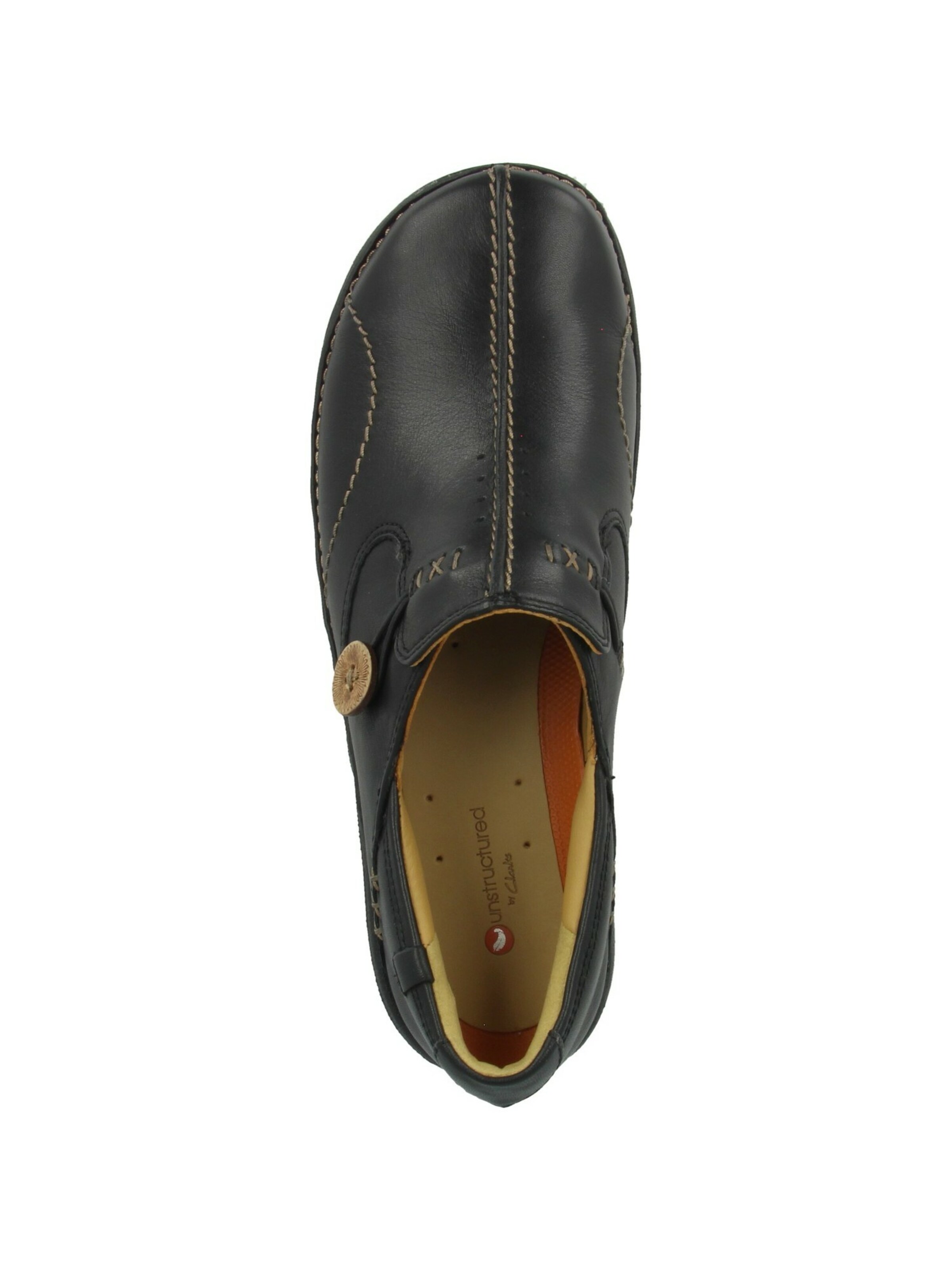 CLARKS Slipper in Schwarz
