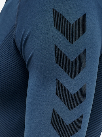 Hummel - Ajuste regular Camiseta térmica en azul