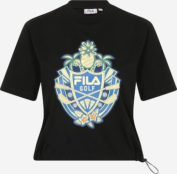 Tricou 'TRAISEN' de la FILA pe negru: față