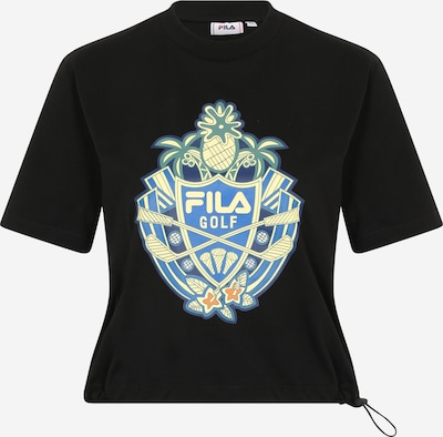 FILA T-shirt 'TRAISEN' i blå / ljusgul / svart, Produktvy
