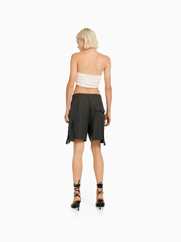 Loosefit Pantalon cargo Bershka en noir