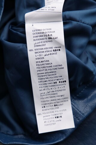 Sisley Kunstlederjacke XS in Blau