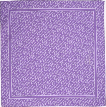 Foulard 'Schwarze Rose' SEIDENSTICKER en violet : devant