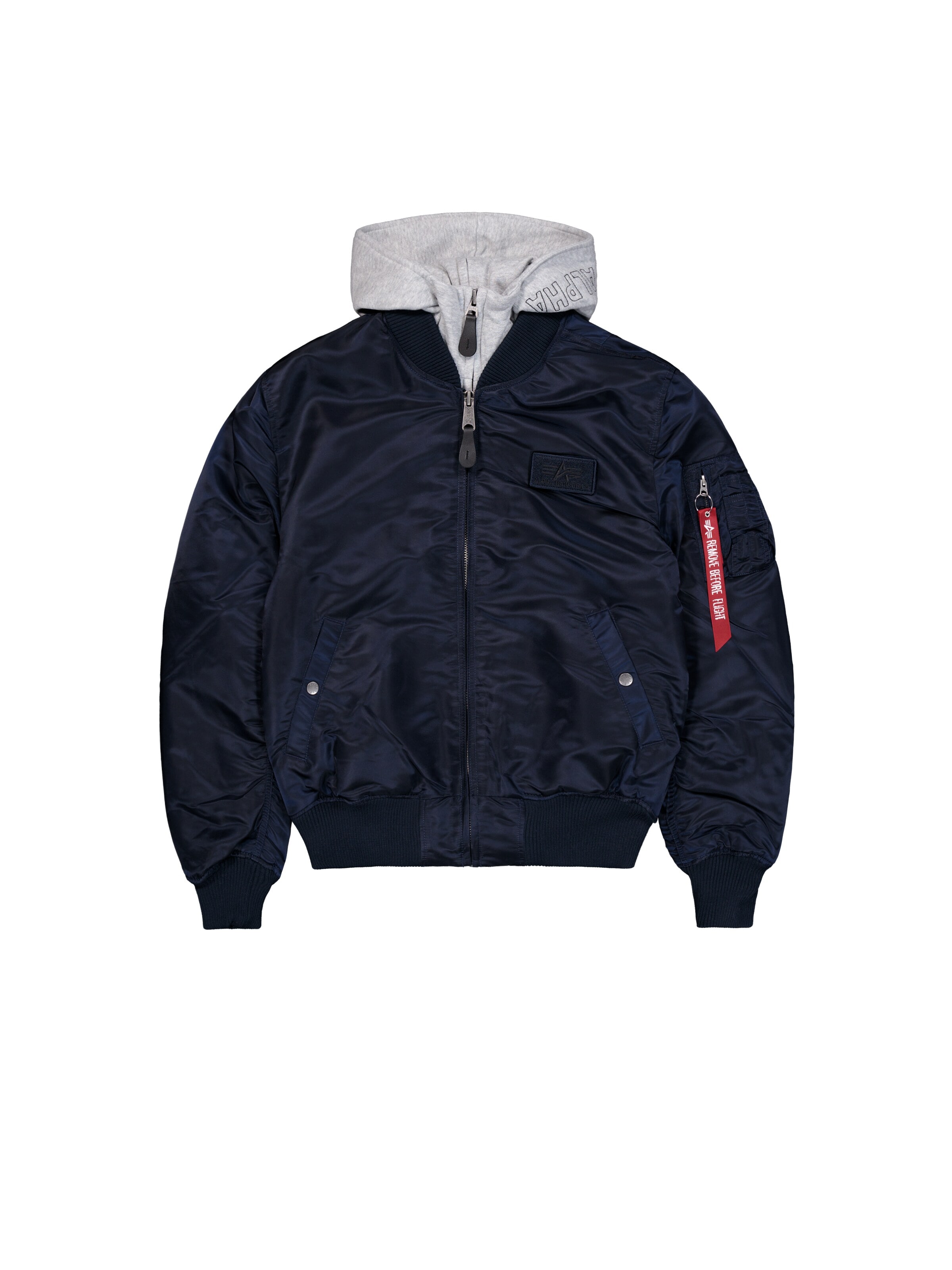 Veste mi-saison 'MA-1 D-Tec' ALPHA INDUSTRIES en bleu : devant