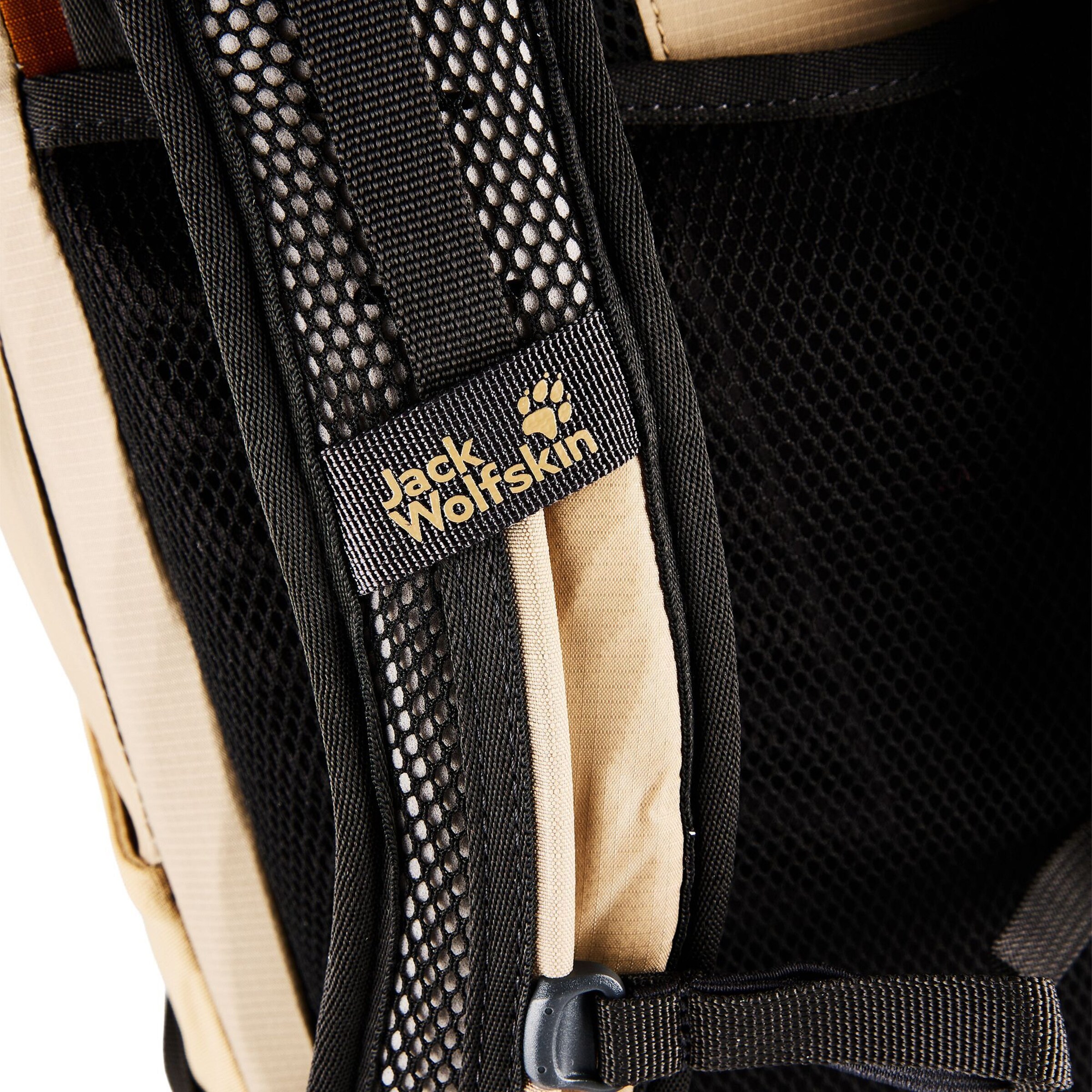 JACK WOLFSKIN Sports Backpack 'Echotrek' in Yellow