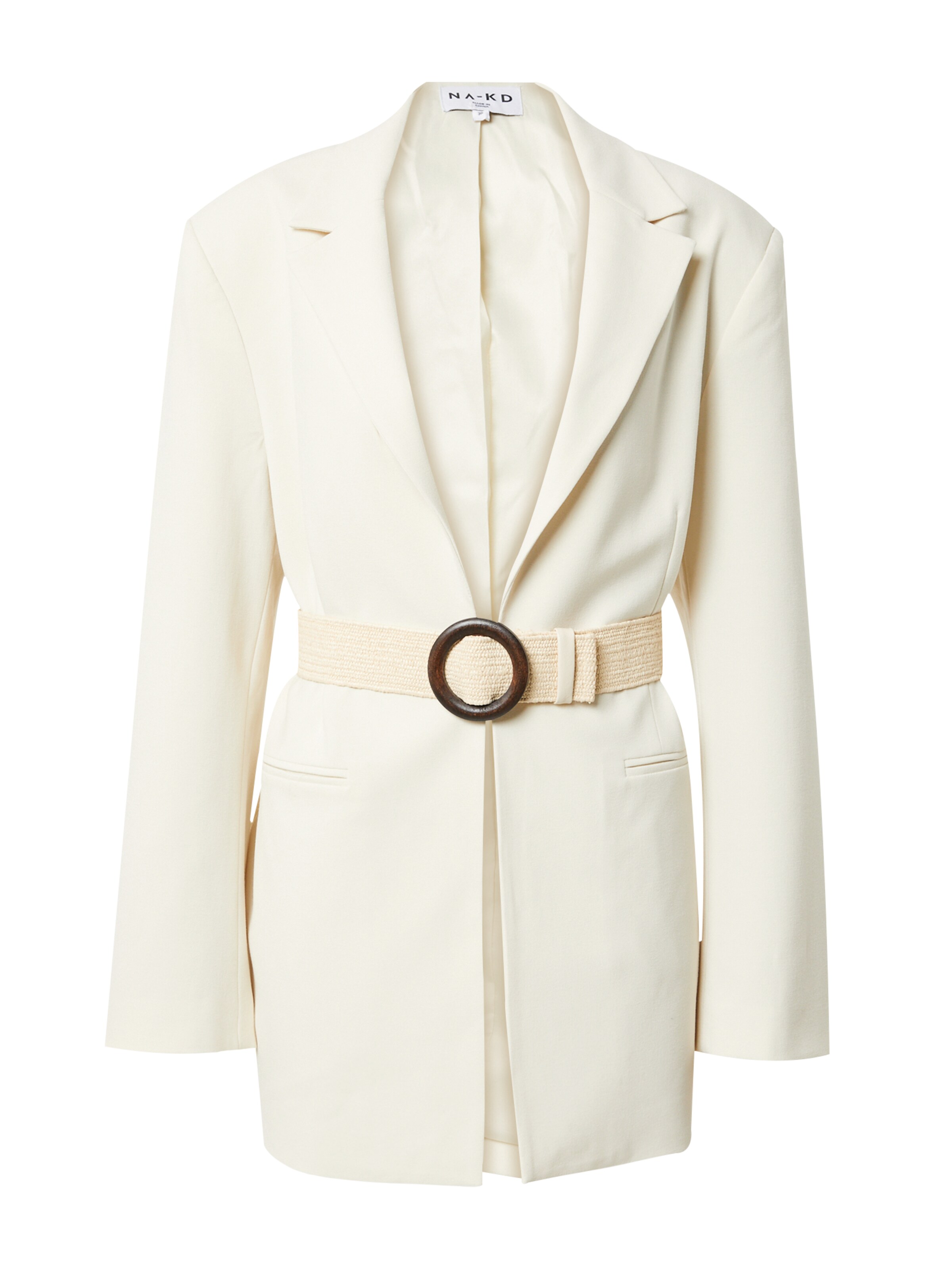 NA-KD Блейзер в Белый: спереди
