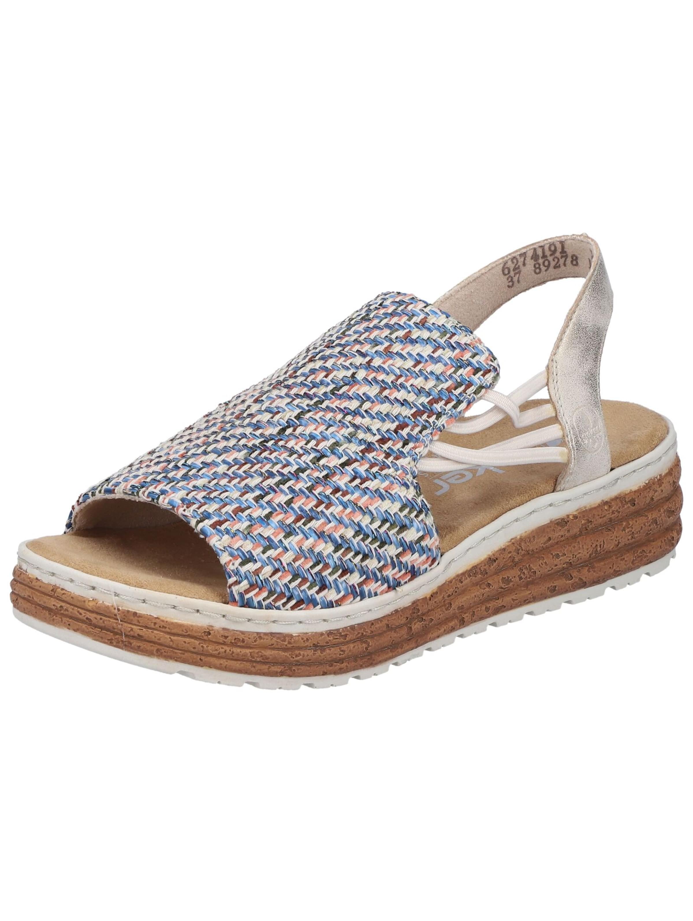 Sandales Rieker en beige : devant