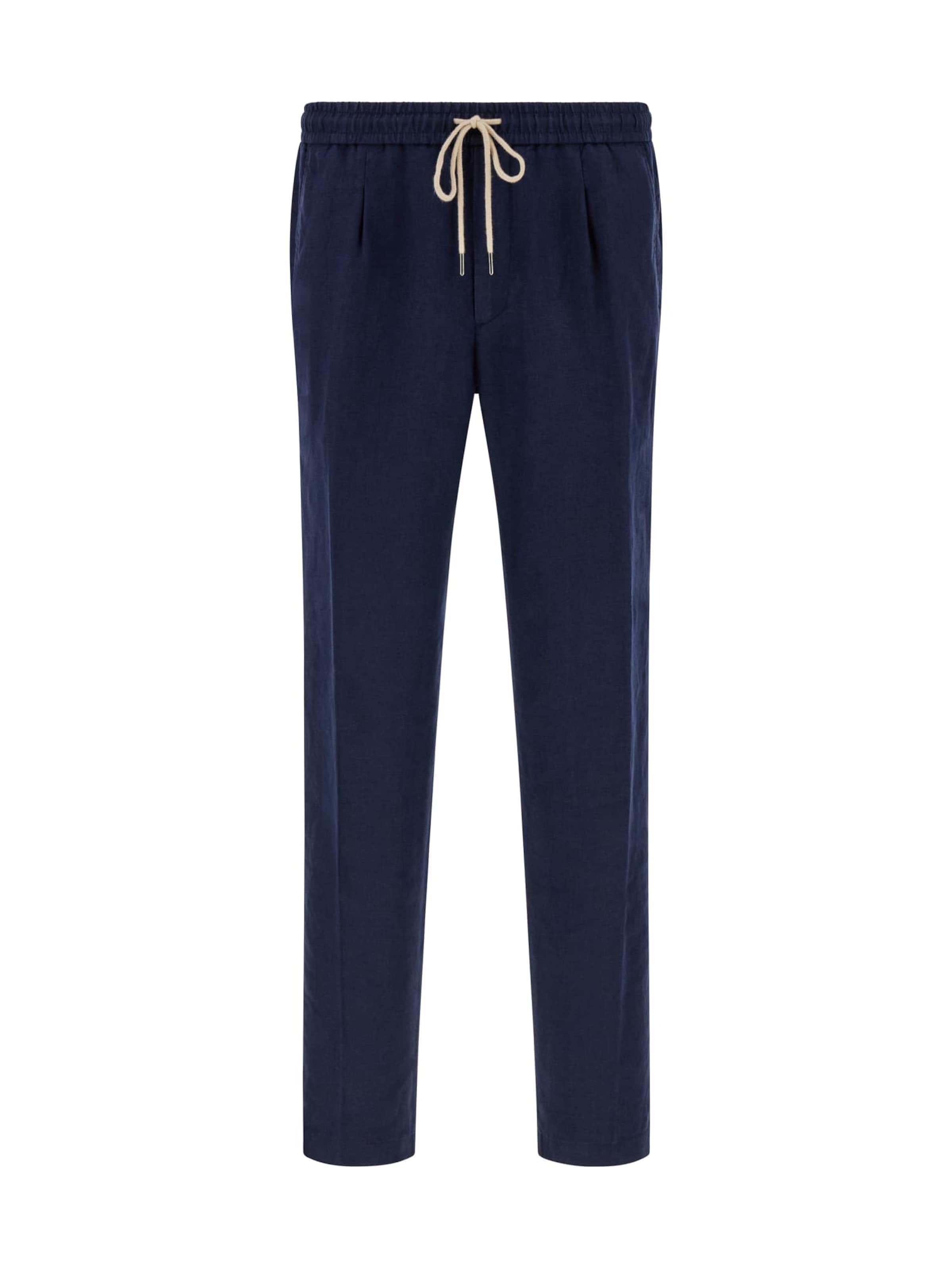 Boggi Milano tavaline Viikidega püksid, värv sinine: eest vaates