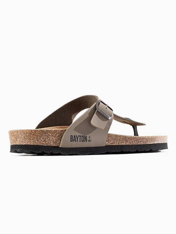 Bayton T-Bar Sandals 'Mercure' in Grey