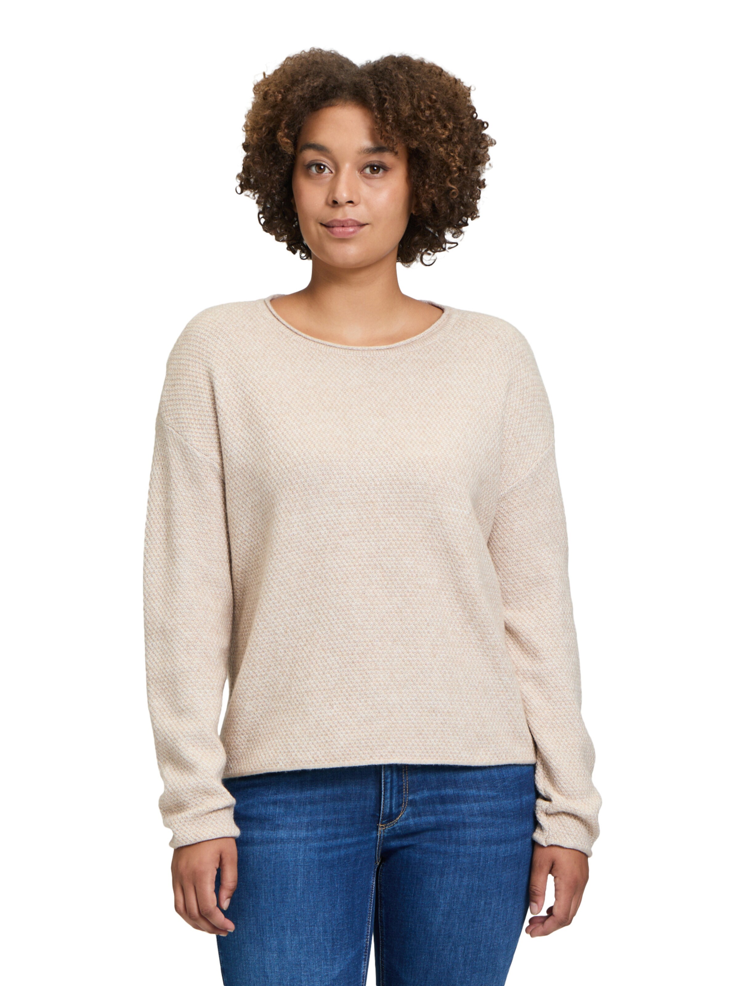 Betty & Co Trui in Beige: voorkant