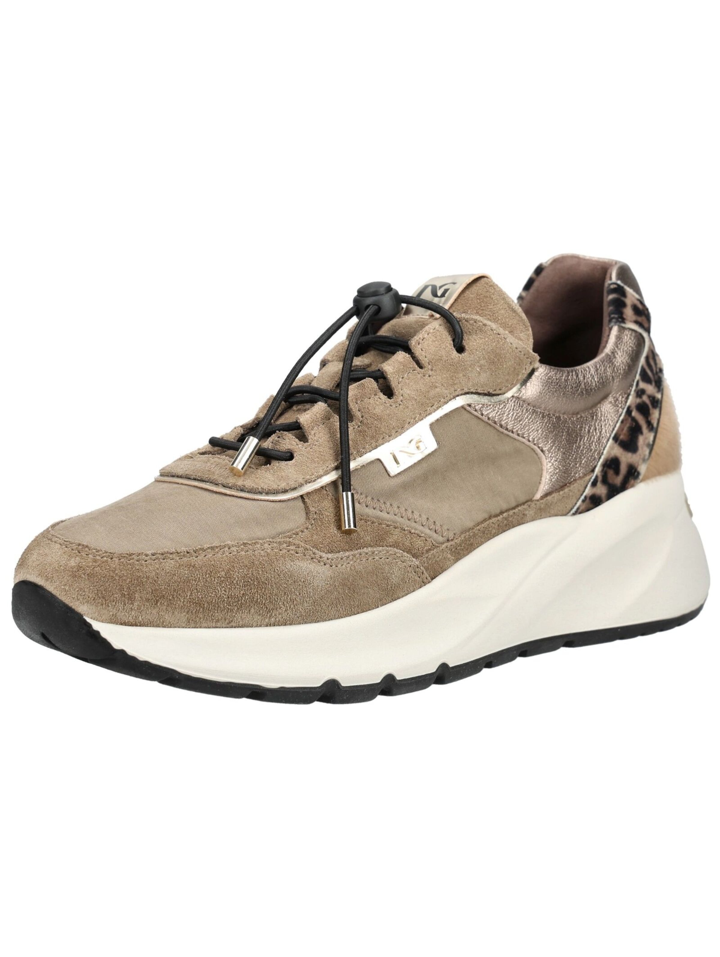 Nero Giardini Sneakers laag in Beige: voorkant