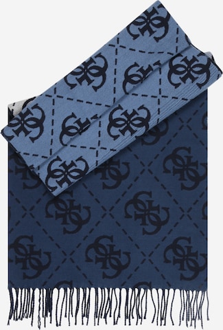 GUESSŠal 'SCARF JACQUARD 40X180' - plava boja: prednji dio