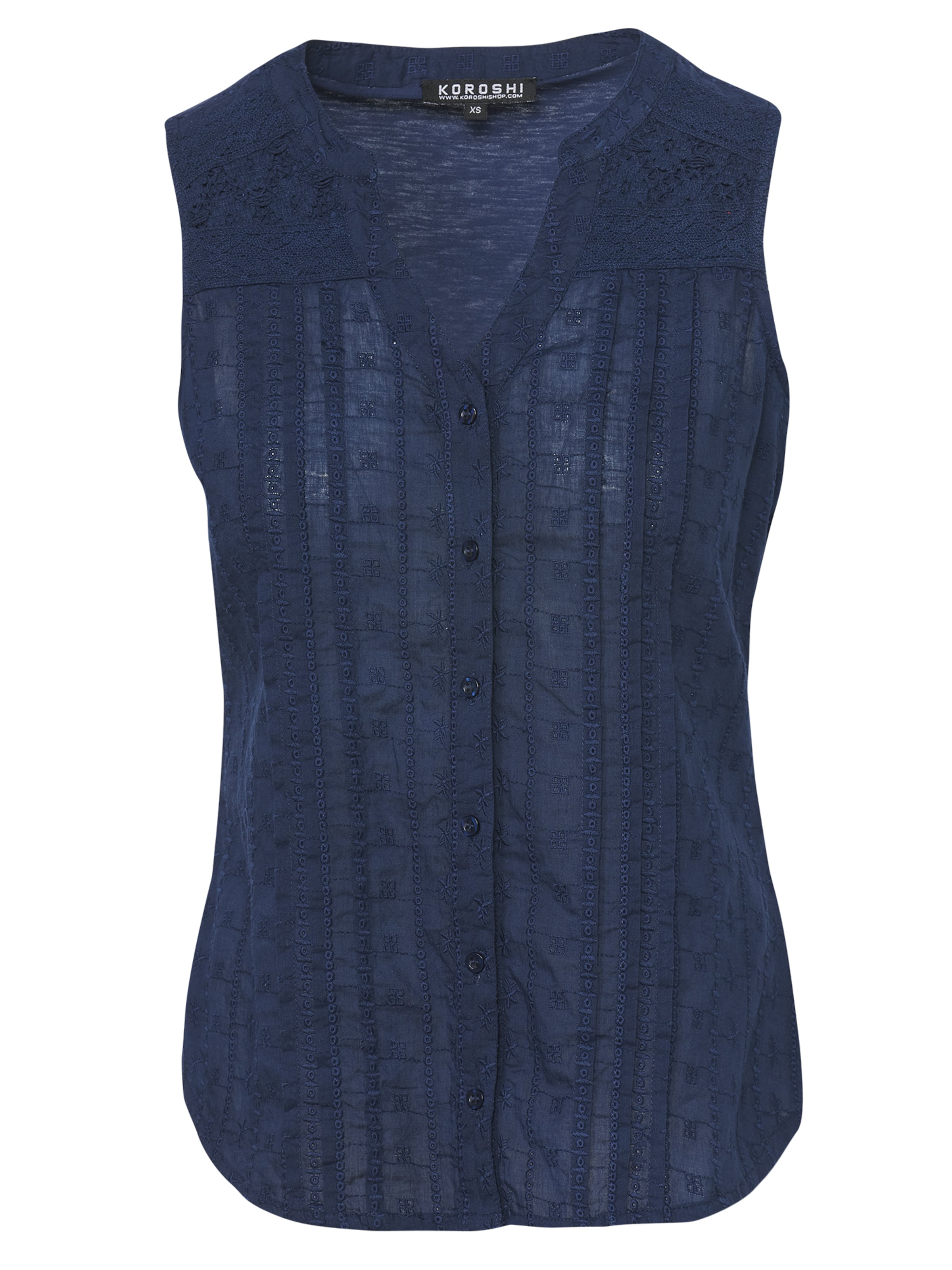 KOROSHI Pluus, värv sinine: eest vaates