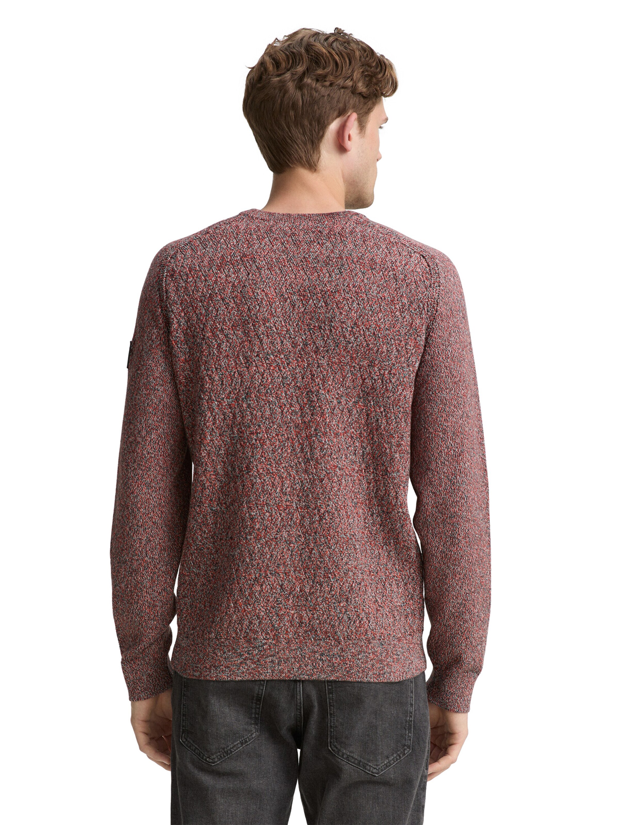TOM TAILOR Sweater in Red