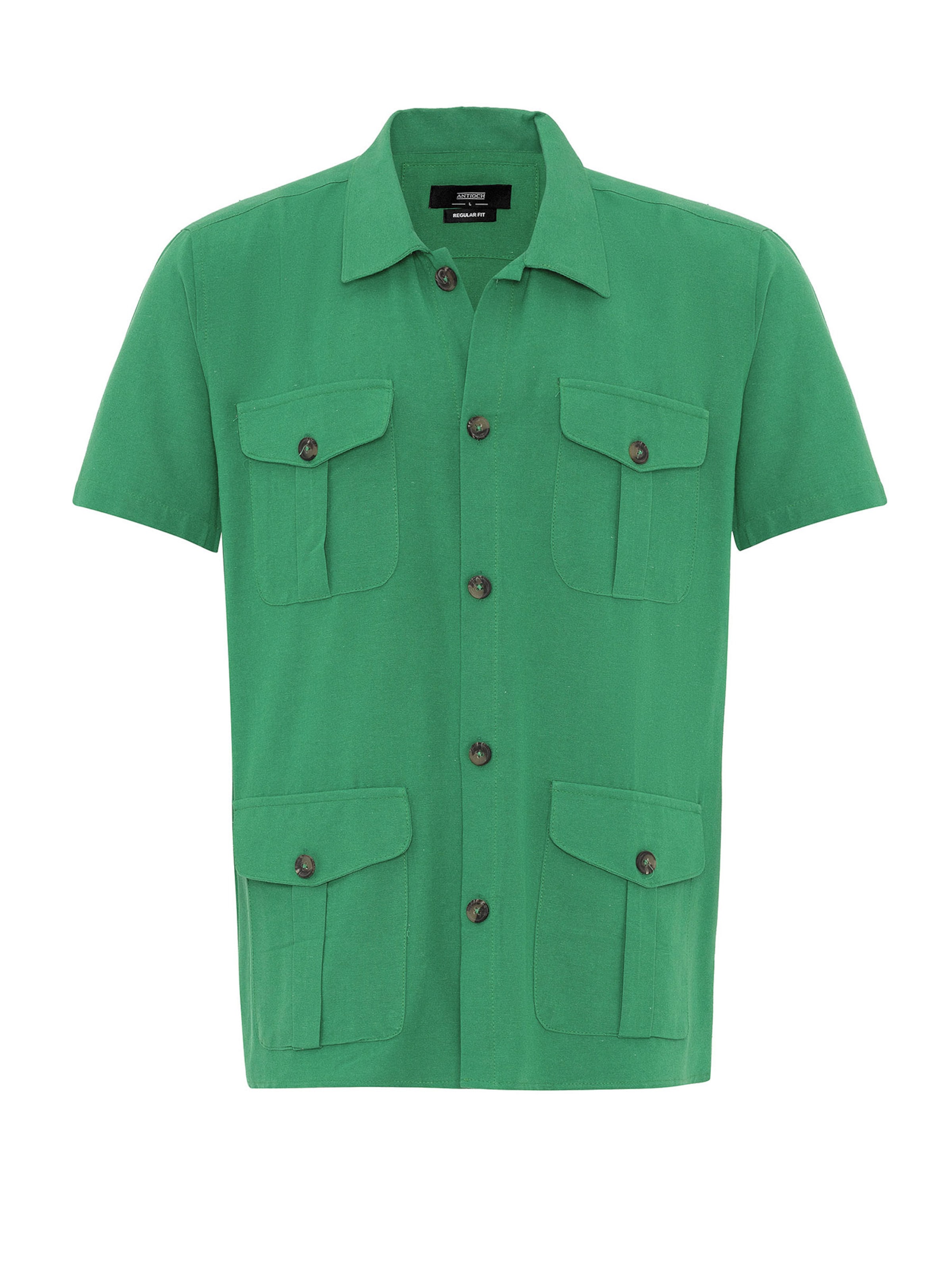 Antioch Рубашка в Зеленый: спереди