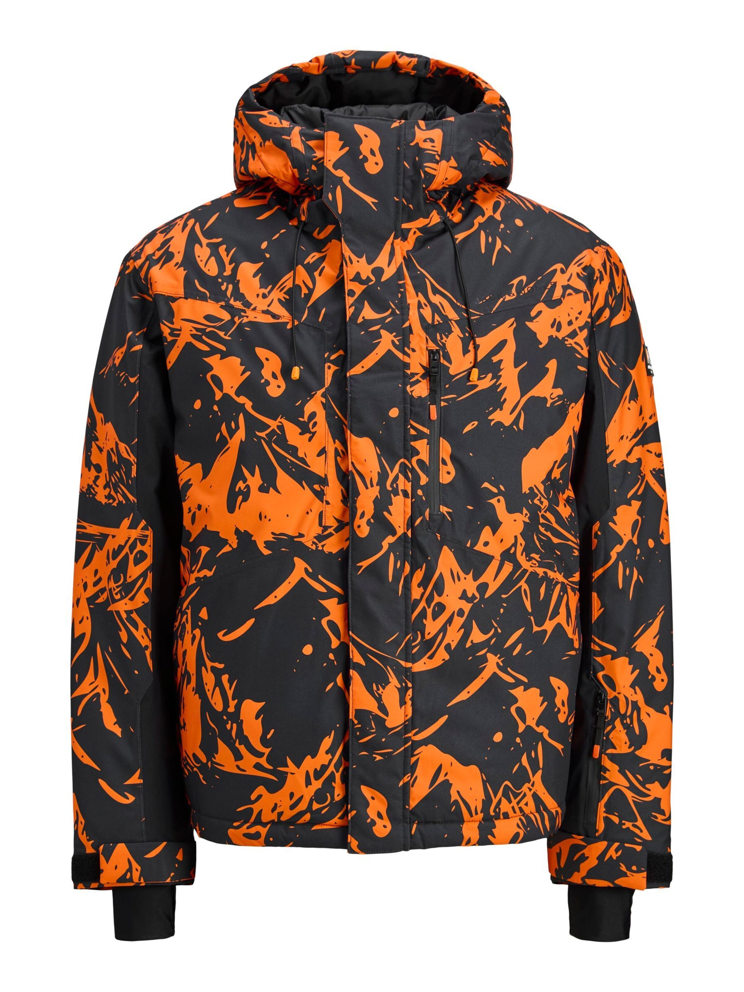 Veste fonctionnelle JACK & JONES en orange : devant